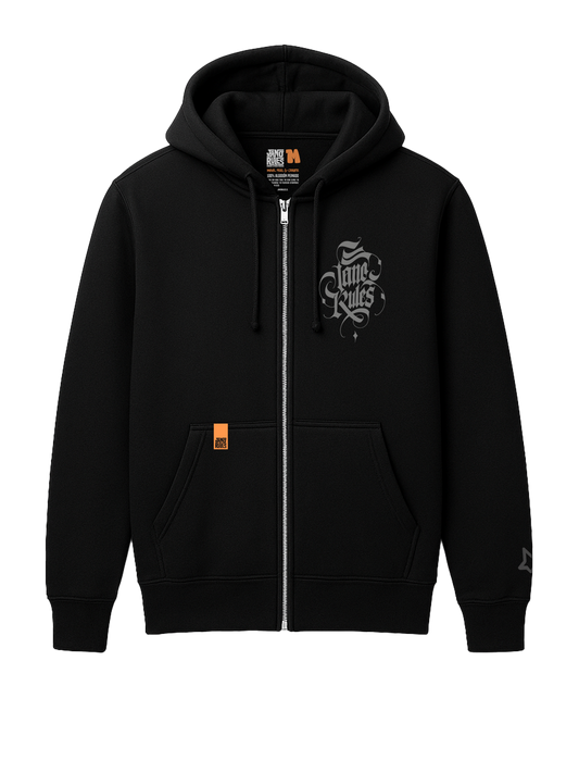 POLERÓN HOODIE CON CIERRE - GRAPHIC