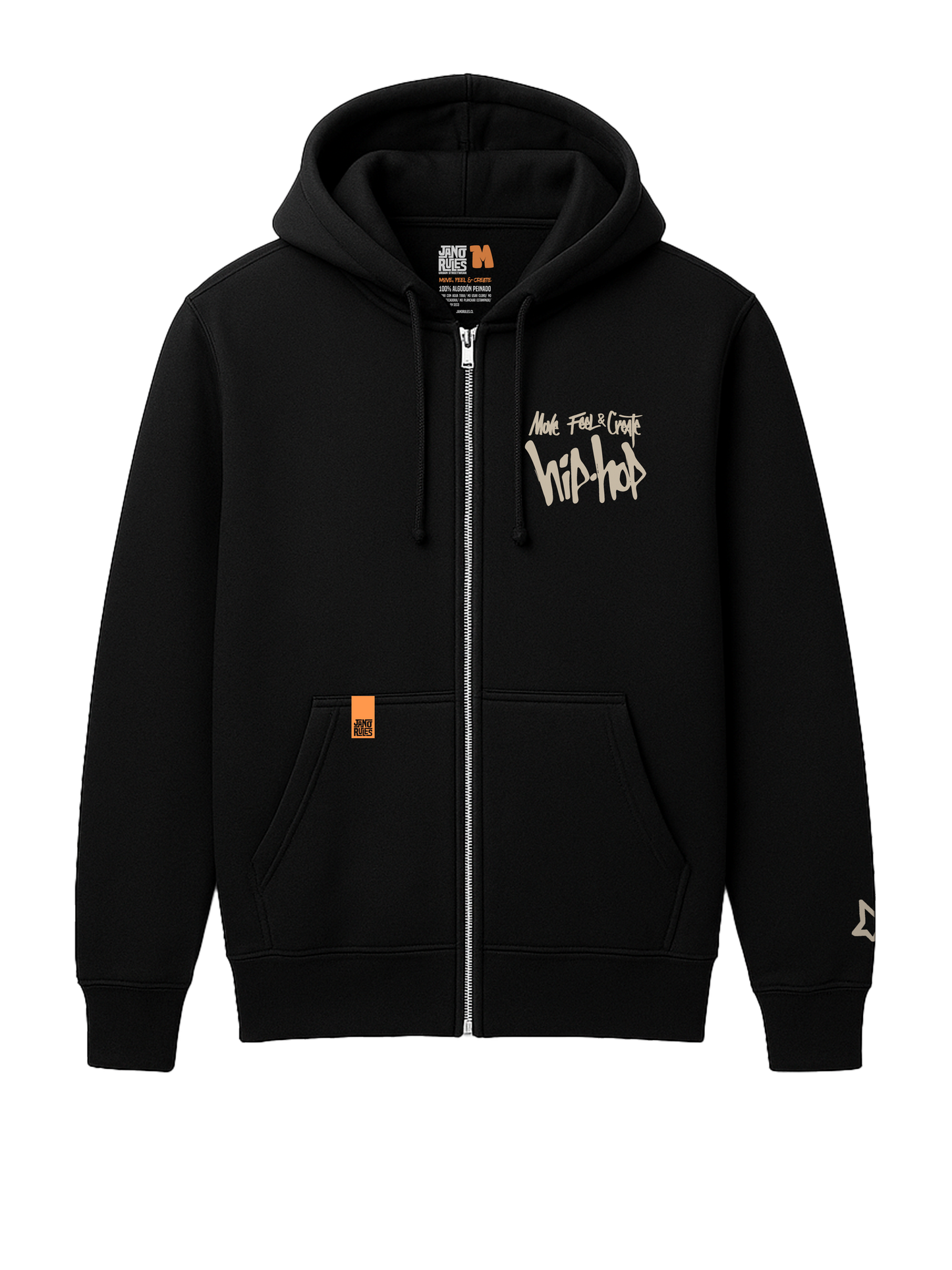 POLERÓN HOODIE CON CIERRE - PILARES HH